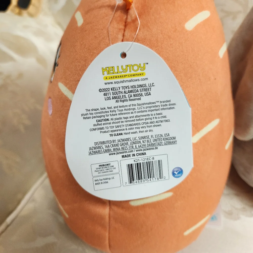 Squishmallows Easter Caroleena The Carrot & Blake The Bunny Rabbit Plush 8